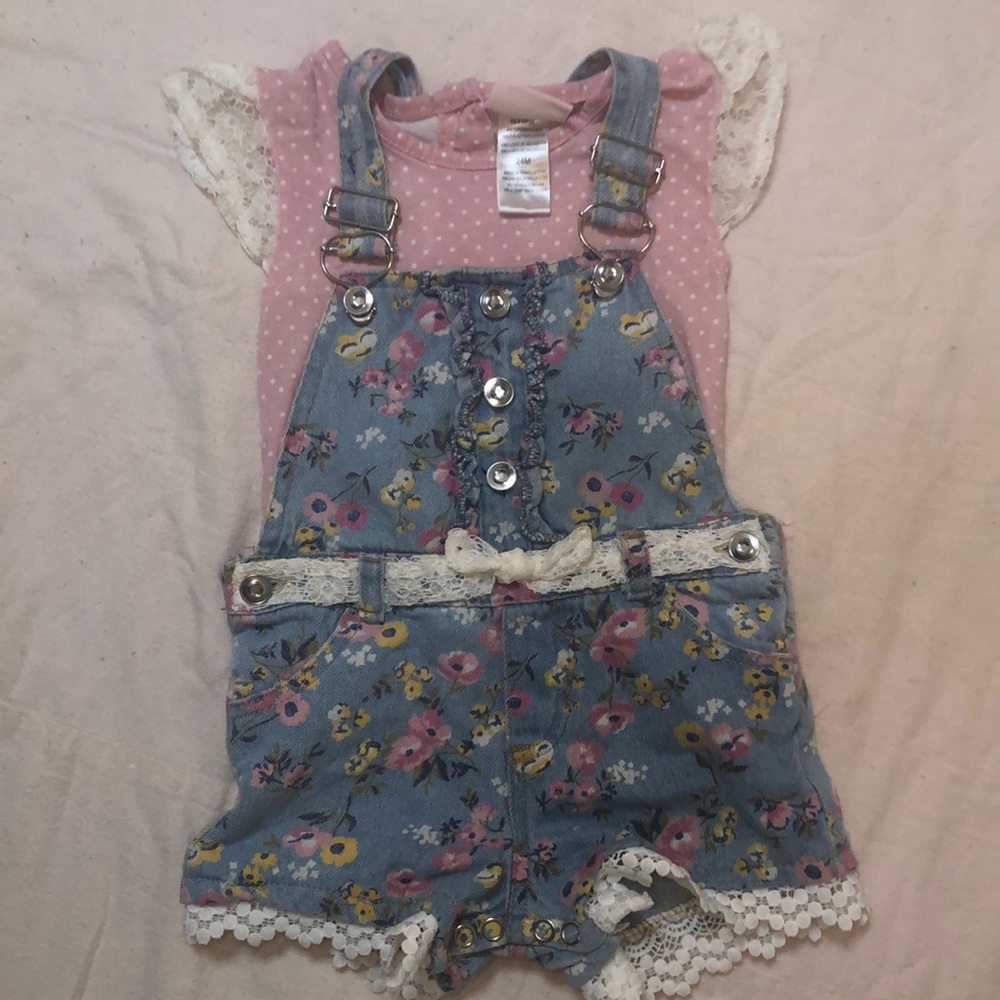 24Mo Spring Overalls Girls